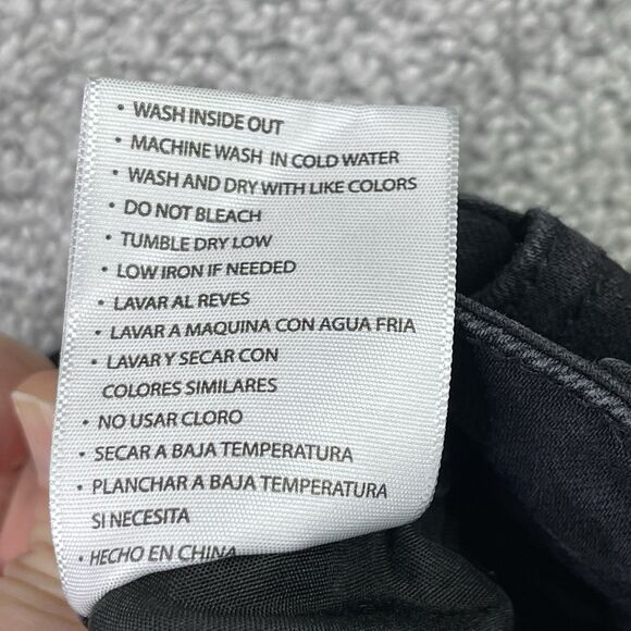 Kancan Jeans Women’s 29X27 Black Ankle Skinny Mid-Rise Stretch Denim Preppy - Picture 6 of 11